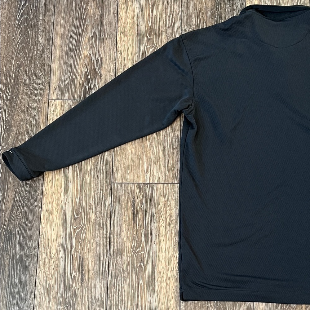 Nike Sphere Dry Golf Men's XL Black Long Sleeve Polo Shirt - Picture 6 of 14